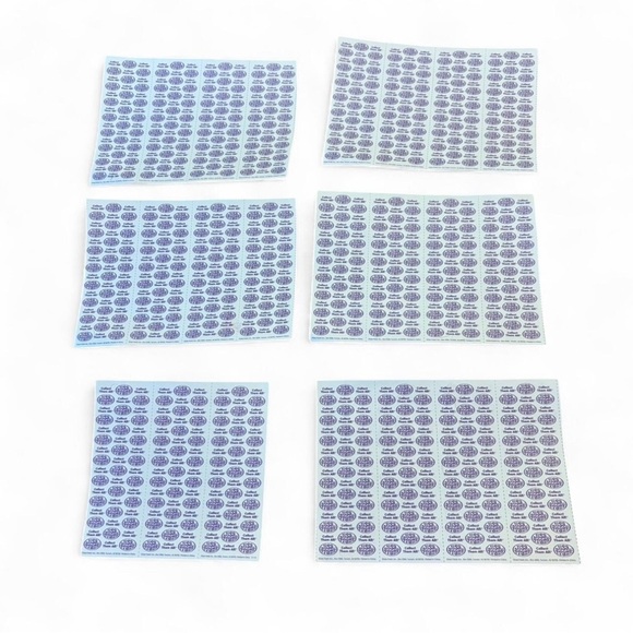 Vintage RARE Lisa Frank Halloween & Winter Holiday Sparkle Sticker Strip Lot - Picture 5 of 11